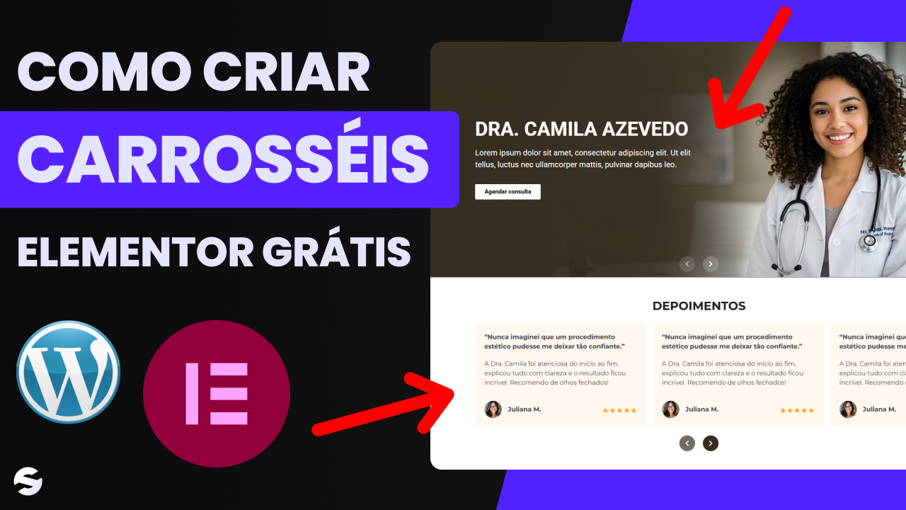 Thumbnail da postagem Como criar CARROSSÉIS no Elementor GRÁTIS
